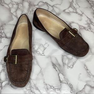 UGG Crawford brown suede loafers